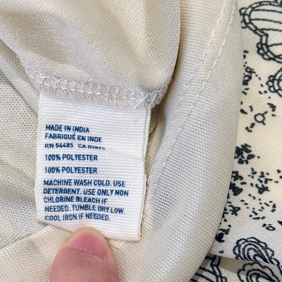 Like New‼️American Eagle Outfitters Cream&Black Chiffon Mini Ballet Skirt, Sz S - Picture 7 of 10